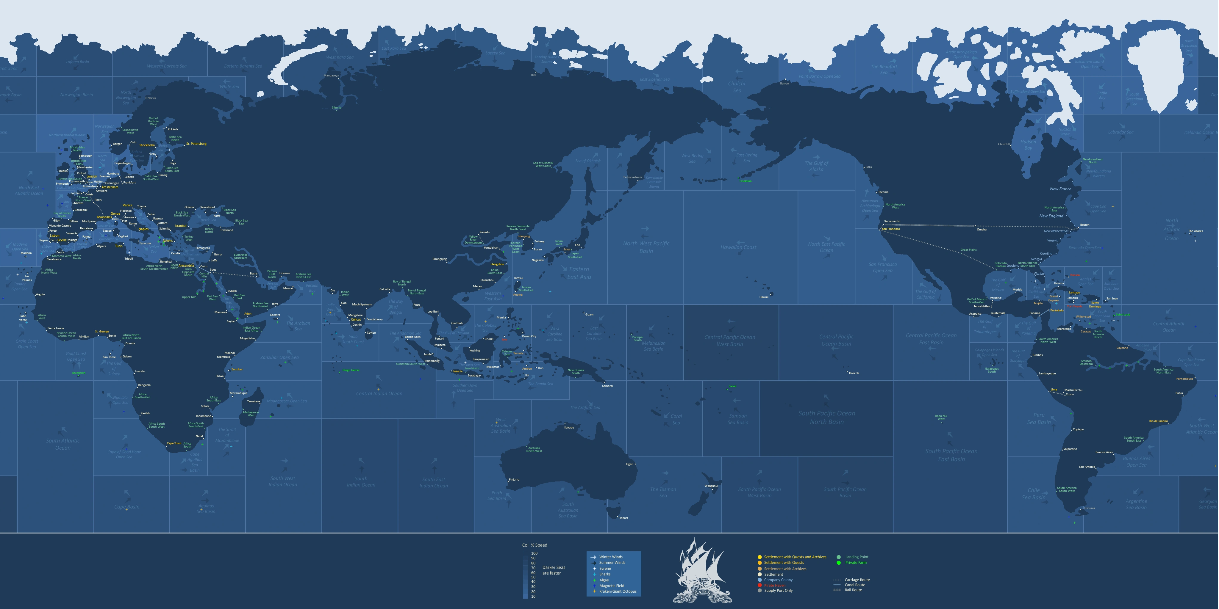 uncharted waters new horizons map