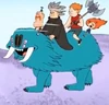 Blue Hairy Monster