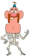 Skeleton grandpa