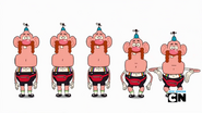 Uncle Grandpa and Belly Bag in Uncle Caveman Intermission 001