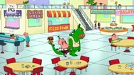 Uncle Grandpa, Belly Bag, Mr. Gus, and Pizza Steve in King Gus 01