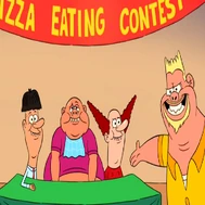 Pizza eating contest