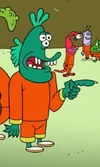 Teal Alien Inmate