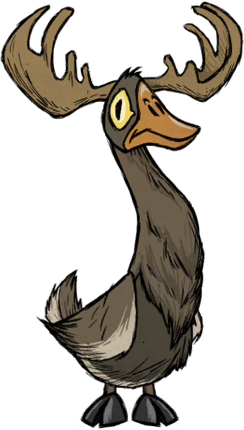 Оленя гусь. Лось Гусь в don't Starve. ЛОСЕГУСЬ В don't Starve together. Moose Goose don't Starve. Лось Гусь ДСТ.