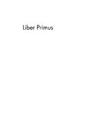 Liber primus