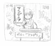 Sketch clarifying the series's Japanese abbreviation.[240]