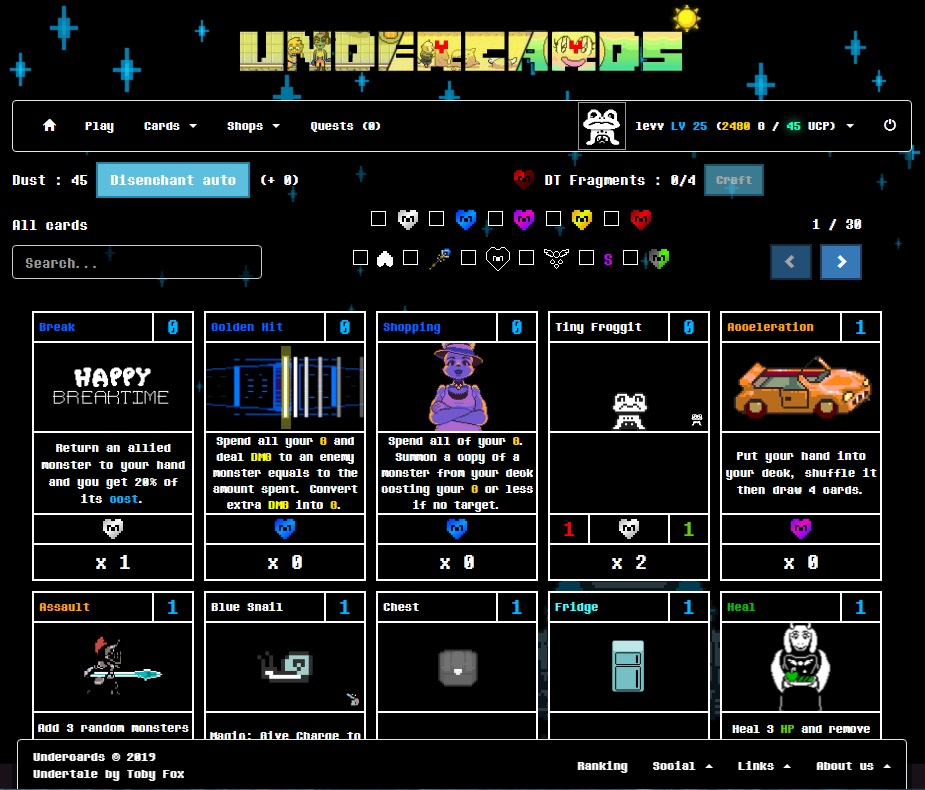 🔥 Download Undercards 1.1.2 APK . Card strategy based on Undertale 