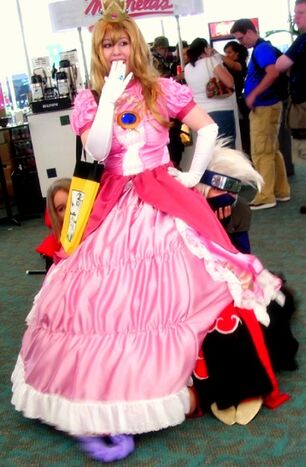 Can princess peach be without a skirtbmsoshaf