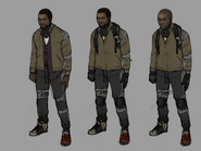 Concept art for a Chapter Two version of Bryan.