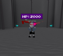 hyper dust sans (Old version). - Roblox