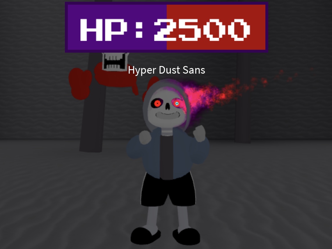Hyper dust sans 2 player on Scratch 