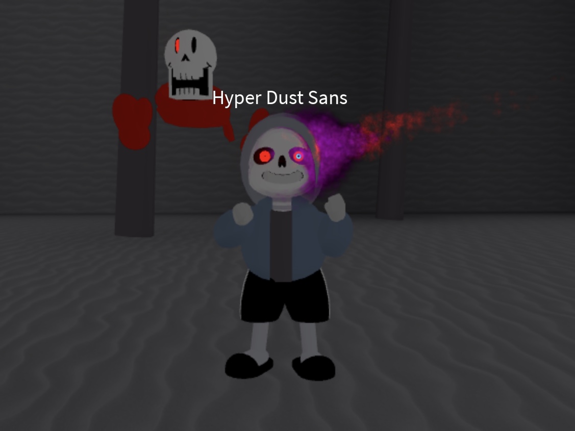 You Beated Hyper Dust Sans! - Roblox