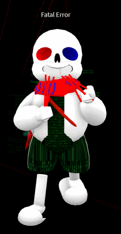 Wiki!Sans VS Fatal!Error Sans