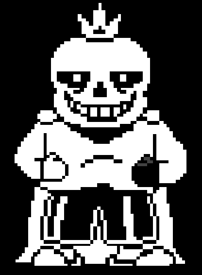 Pixilart - Undertale Sans (Battle) by AmazinG