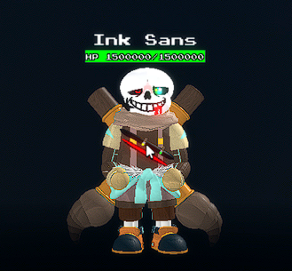 BeamBobBlox on X: Ink Sans #inksans #undertaleAU By me Win vote