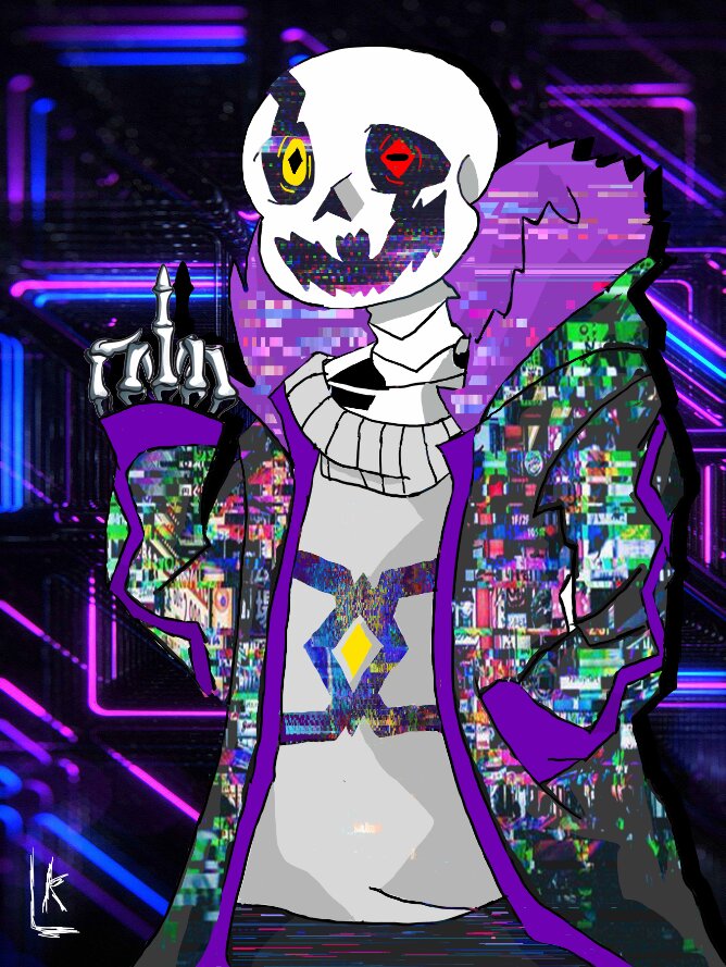 Glitched/Algophobia Trio //(VHS!Sans x Last Breath Sans x Wiki