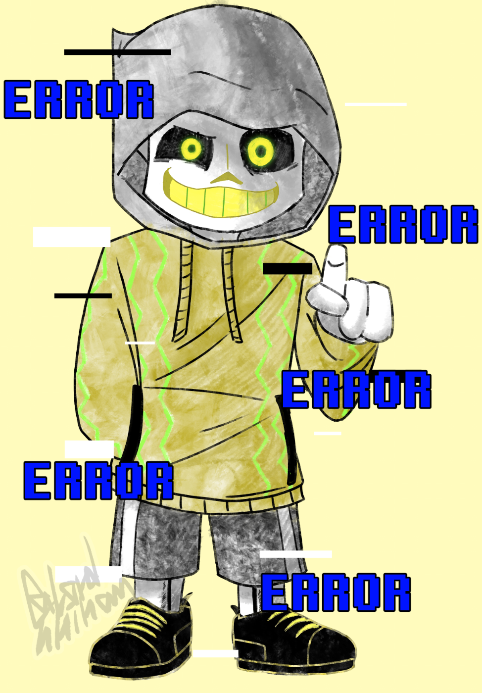 Error Sans battle sprite