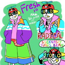 Fresh Sans Undertale Au Fanon Wiki Fandom He's a sort of weird little guy kinda managing the creation of new aus in the. fresh sans undertale au fanon wiki