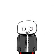 Crazed Sans drawn by bachlon2