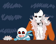 Horrorswap papy and sans creepy