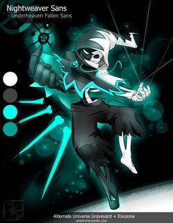 Nightweaver!Sans, New Undertale Fanon AU Wiki