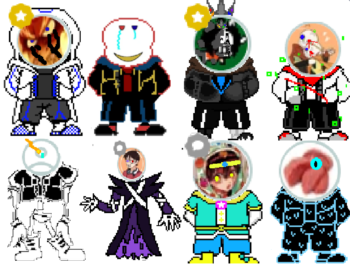 My Art (mostly Undertale) - Outertale Sans (pixel art) - Wattpad