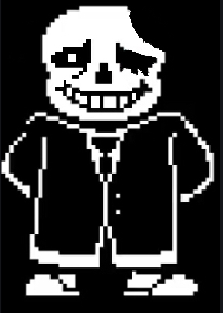 A horror sans sprite I made : r/Undertale