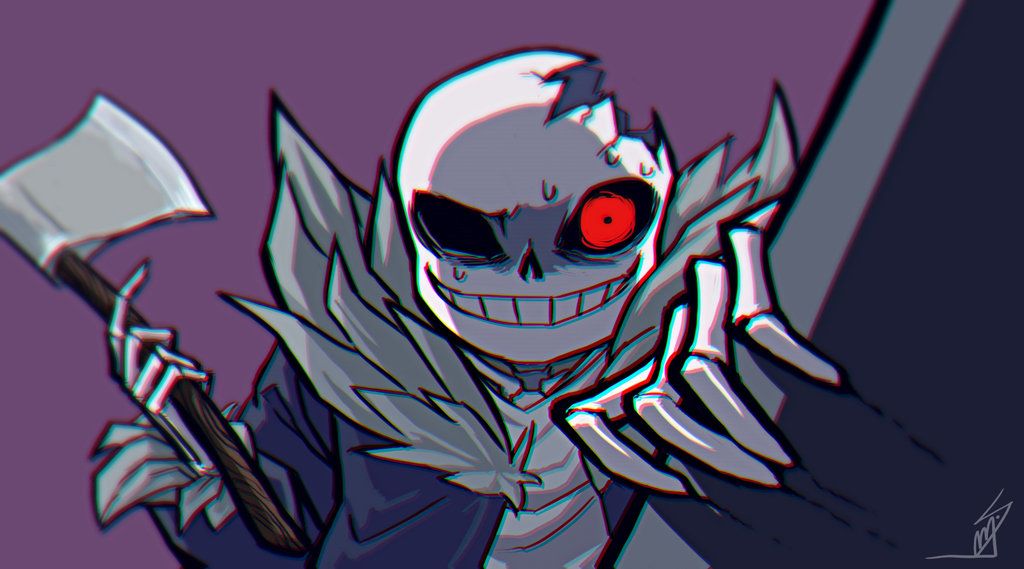 Horror Sans Undertale Au Fanon Wiki Fandom - roblox undertale random meets au how to get alpha sans