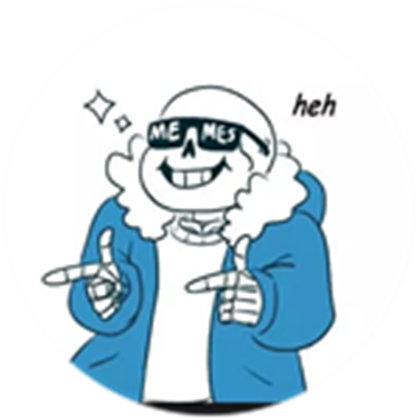 Meme Sans Undertale Au Fanon Wiki Fandom - sans chill roblox