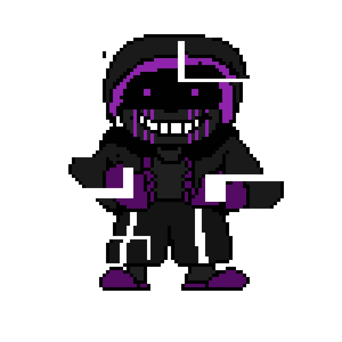 Sans in da hood pixel art