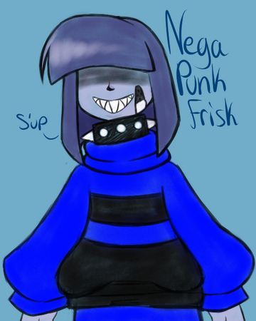 Frisk Negapunk Undertale Au Fanon Wiki Fandom