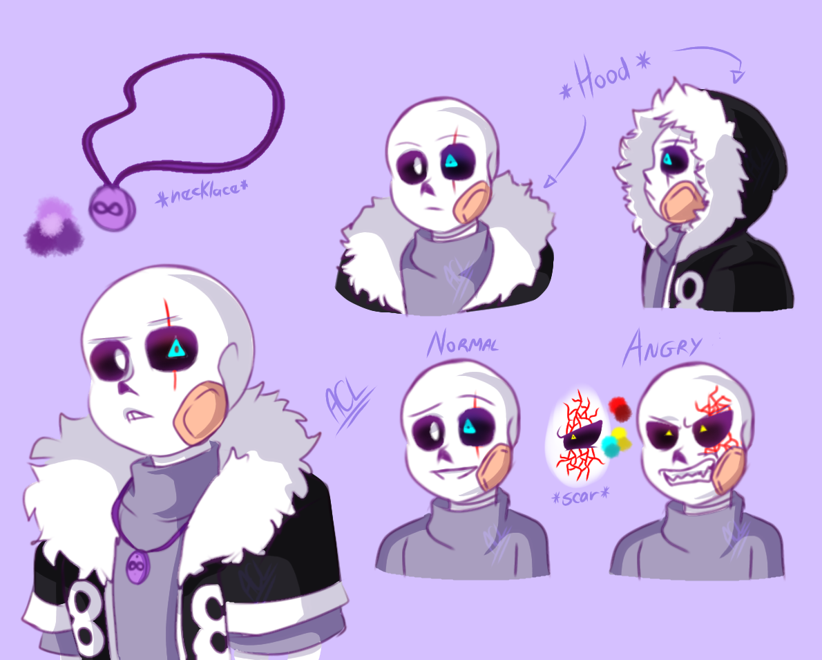 Undertale AU Ink Sans Phase 3 EX Characters in Del by Abbysek on DeviantArt