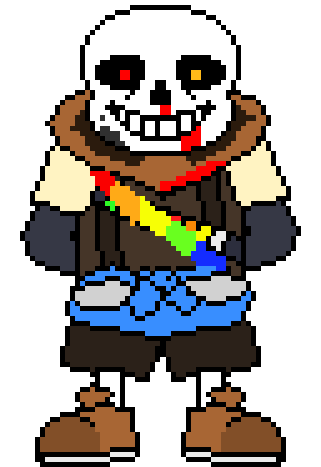 Pixilart - Ink Sans Phase 2 by TSDarkmatter