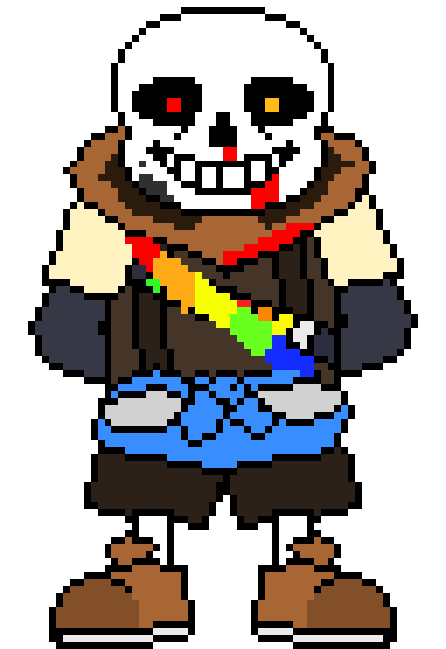 Ink Sans Sprite by palito61 on DeviantArt