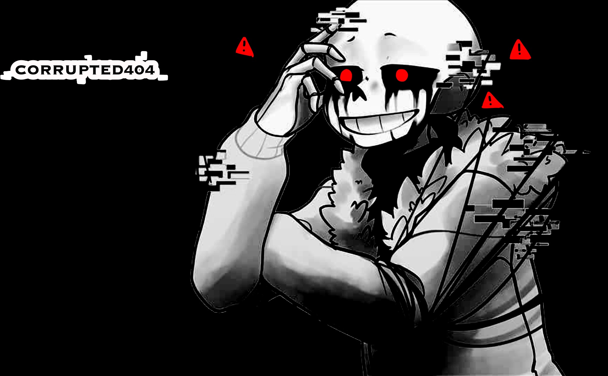 Alpha Corruption Sans Undertale Au Fanon Wiki Fandom - alpha sans roblox