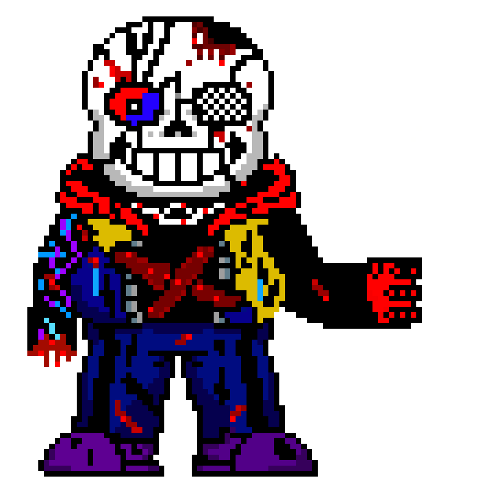 Pixilart - Ink Sans Phase 3 by TSDarkmatter