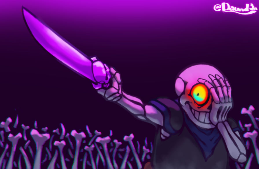 Spade Roundkard on X: a fanart of Dusttrust Sans Phase 2, took me