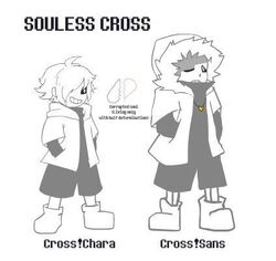 Pixilart - Cross!Sans and Cross!Chara by Sandyla10