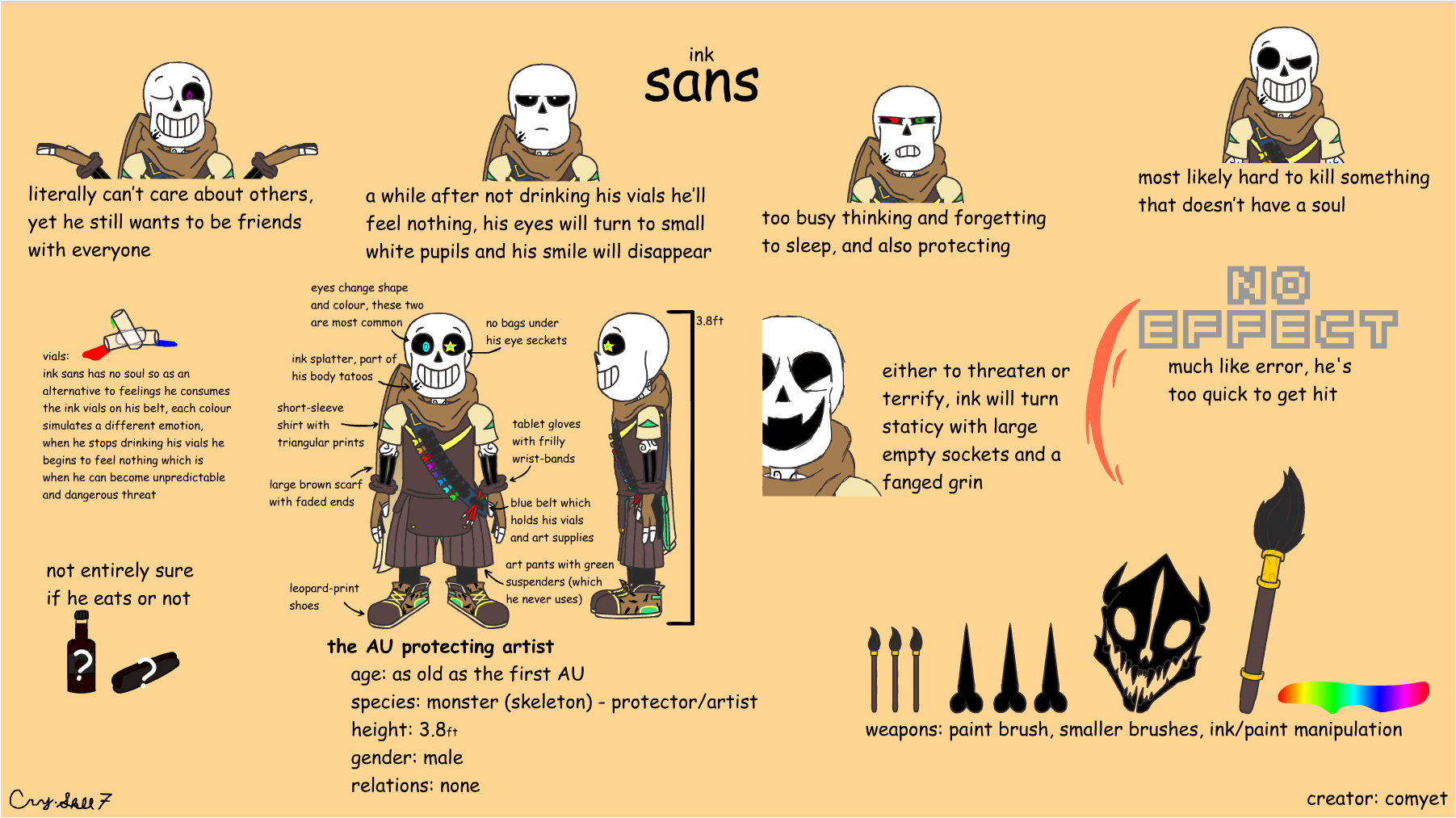 Ink Sans Undertale Au Fanon Wiki Fandom