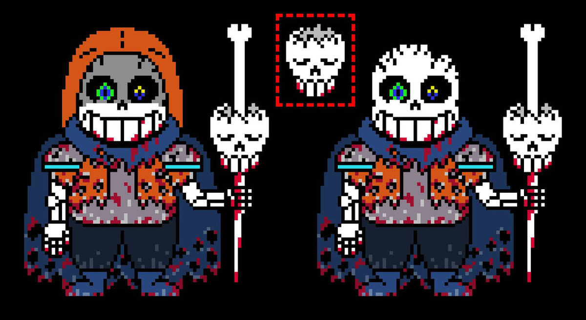 Free: Death Wish Sans - Undertale Au Sans Sprites Clipart (#708152  