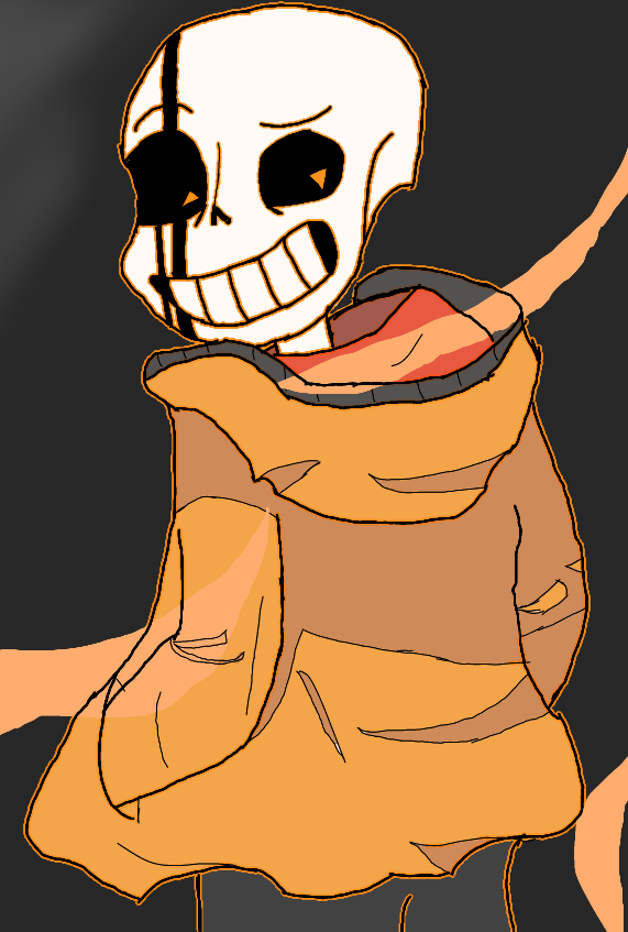 Just An Undertale Blog — Skeles with hair _____ Cross!Sans