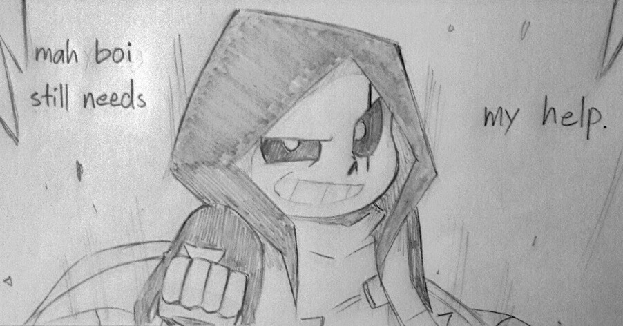 I drew epic sans : r/Undertale