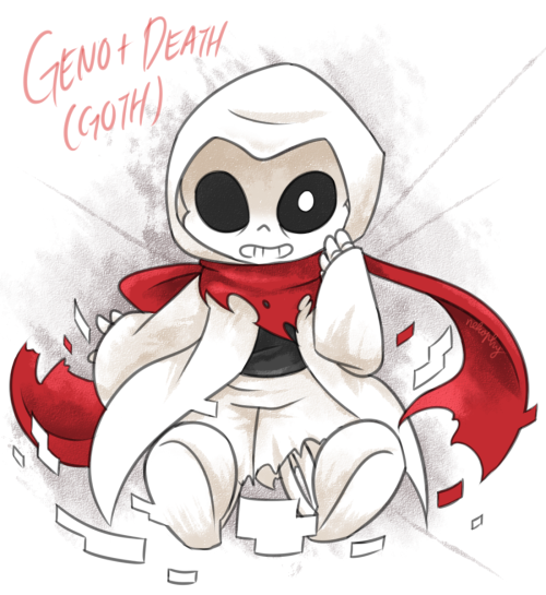 Image tagged with afterdeath reaper!sans geno!sans on Tumblr