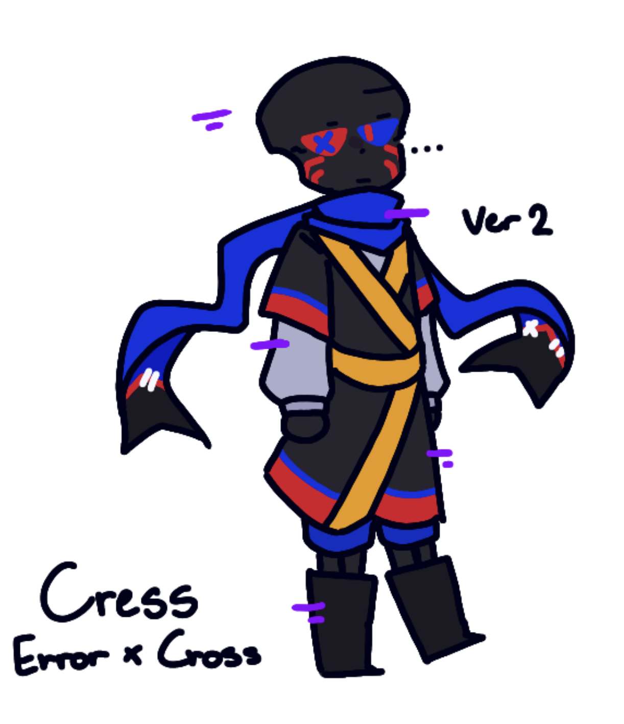 Cassis, Undertale AU Offspring Wiki