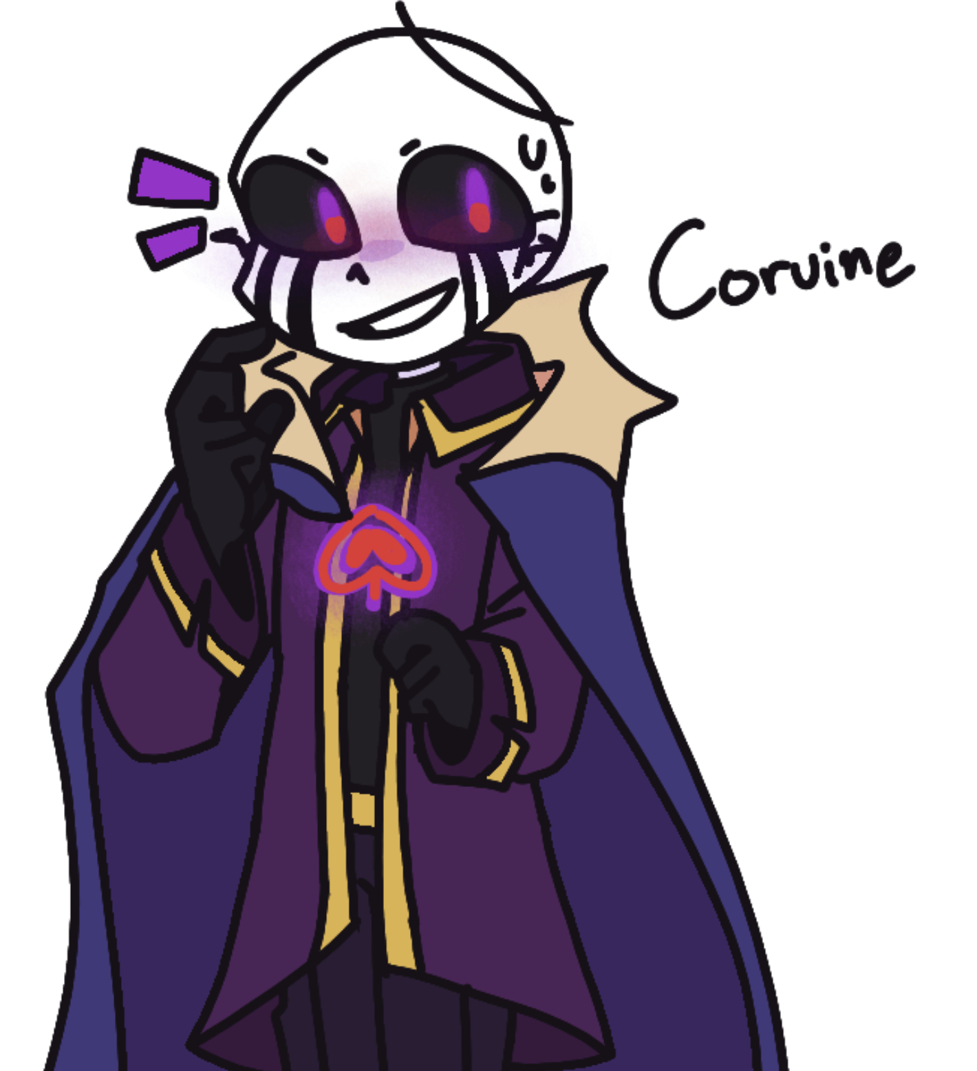 Corvine, Undertale AU Offspring Wiki