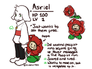 Asriel's design (by Re-Overwritten)