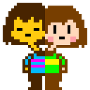 Frisk and Chara Created by Le Fun Shark