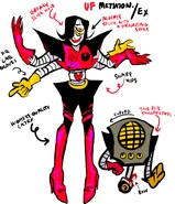 Mettaton's Outdated Official Artwork - Created by Vic the Underfella