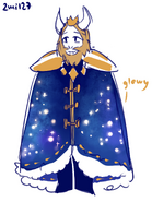 Asgore's official artwork Created by Mimi Pippinski