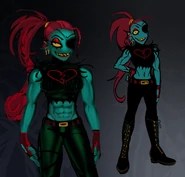 Undyne's Official Updated Design - Created by Vic the Underfella
